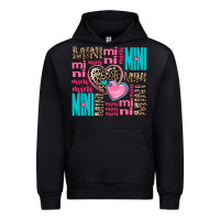 Black mini mini mini with hearts Urban Hoodie - AdoDesignShop
