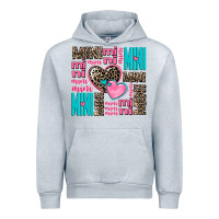 Heather Grey mini mini mini with hearts Urban Hoodie - AdoDesignShop
