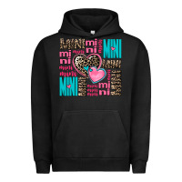 Pigment Black mini mini mini with hearts Urban Hoodie - AdoDesignShop