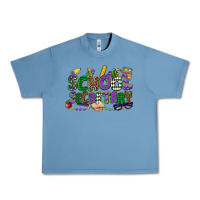 Pebble Blue school secretary mardi gras Urban Heavy Tee - CowGirlArtShop
