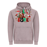 Vintage Zinc holly jolly babe Vintage Hoodie - CowGirlArtShop