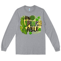 Heather Grey St. Patrick's Un pinch able Long Sleeve Tee - CowGirlArtShop