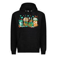 Black dental life coffee cups Premium Hoodie - Jasminsmagicworld