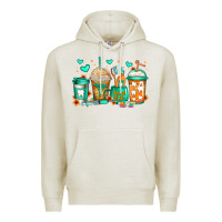 Oatmeal Heather dental life coffee cups Premium Hoodie - Jasminsmagicworld