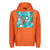 Carrot Nurse Gloves Seamless Pattern Premium Hoodie - BundleAndBundleShop