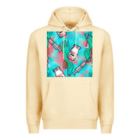 Pina Colada Nurse Gloves Seamless Pattern Premium Hoodie - BundleAndBundleShop