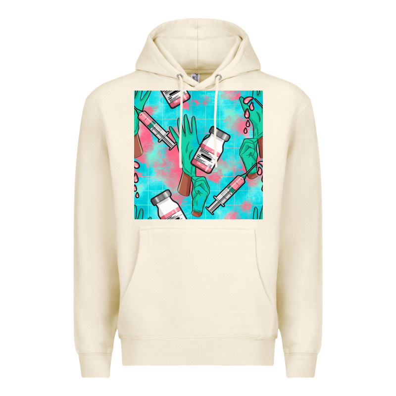 Nurse Gloves Seamless Pattern Premium Hoodie by BundleAndBundleShop | Teevron
