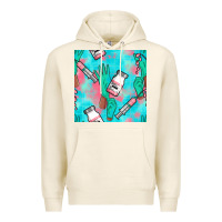 Tofu Nurse Gloves Seamless Pattern Premium Hoodie - BundleAndBundleShop