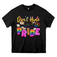 Black don't hide your pride Heavy Core Tee - Artiststas
