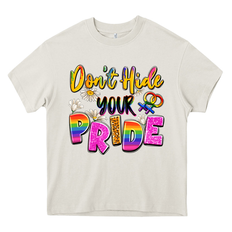 Don't Hide Your Pride Heavy Core Tee by Artiststas | Teevron