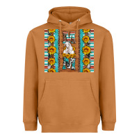 Meerkat goat family mom sunflowers serape leopard cowhide tumbler Heavyweight Hoodie - Artiststas