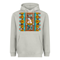 Moon Dust goat family mom sunflowers serape leopard cowhide tumbler Heavyweight Hoodie - Artiststas