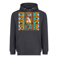Smoke goat family mom sunflowers serape leopard cowhide tumbler Heavyweight Hoodie - Artiststas