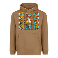 Toasted Coconut goat family mom sunflowers serape leopard cowhide tumbler Heavyweight Hoodie - Artiststas