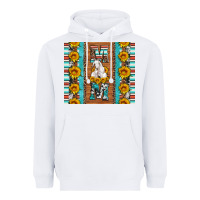 White goat family mom sunflowers serape leopard cowhide tumbler Heavyweight Hoodie - Artiststas