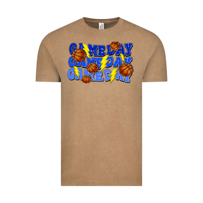 Game Day Game Day Game Day Lightning Bolt Vintage Tee by HowdyJamesFarm | Teevron
