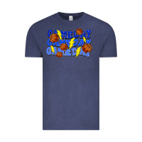 Vintage Denim Game day game day game day lightning bolt Vintage Tee - HowdyJamesFarm