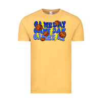 Vintage Mustard Game day game day game day lightning bolt Vintage Tee - HowdyJamesFarm