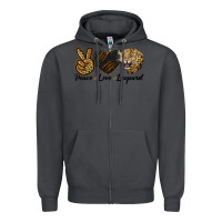 Smoke Peace Love Lion Head Zipper Hoodie - LillyAllenDesigns