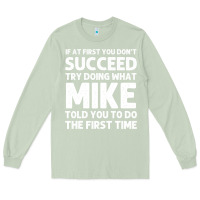 Matcha mike gift name personalized birthday funny christmas joke Long Sleeve Tee - minhPixels