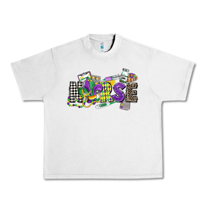 Nurse Mardi Gras Urban Heavy Tee by CowGirlArtShop | Teevron