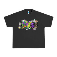 Pigment Black nurse mardi gras Urban Heavy Tee - CowGirlArtShop