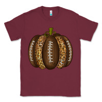 Burgundy American Football Pumpkin Classic Tee - texasbilliewilder