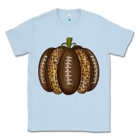 Dusty Blue American Football Pumpkin Classic Tee - texasbilliewilder
