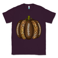 Plum American Football Pumpkin Classic Tee - texasbilliewilder
