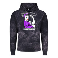 Cloud Black Domestic Violence Warrior Unbreakable Awareness Gift Vintage Hoodie - minhPixels