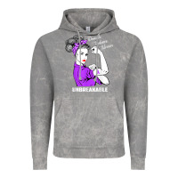 Cloud Rock Domestic Violence Warrior Unbreakable Awareness Gift Vintage Hoodie - minhPixels