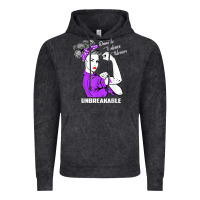 Vintage Black Domestic Violence Warrior Unbreakable Awareness Gift Vintage Hoodie - minhPixels