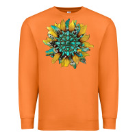Carrot sunflower with gemstone and cowhide Premium Sweatshirt - Artiststas