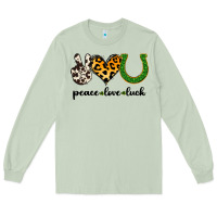 Matcha Peace Love Luck Long Sleeve Tee - Jasminsmagicworld