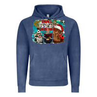 Vintage Denim small town christmas Vintage Hoodie - CowGirlArtShop