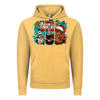 Vintage Mustard small town christmas Vintage Hoodie - CowGirlArtShop