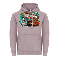 Vintage Zinc small town christmas Vintage Hoodie - CowGirlArtShop