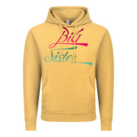 Vintage Mustard Big Sister love Big Sis Gift ba Vintage Hoodie - minhPixels