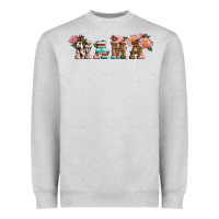 Heather Grey western mama pink roses Mother's Day Heavyweight Sweatshirt - LillyAllenDesigns