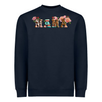 Navy western mama pink roses Mother's Day Heavyweight Sweatshirt - LillyAllenDesigns