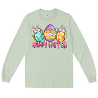 Matcha Happy Easter Nurse eggs Easter Day Long Sleeve Tee - CowGirlArtShop