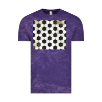 Cloud Purple distressed soccer pattern Vintage Tee - TumblerDesignByShophia