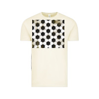 Distressed Soccer Pattern Vintage Tee | Teevron
