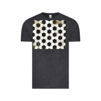 Vintage Black distressed soccer pattern Vintage Tee - TumblerDesignByShophia