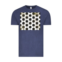 Vintage Denim distressed soccer pattern Vintage Tee - TumblerDesignByShophia