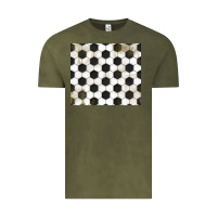 Vintage Olive distressed soccer pattern Vintage Tee - TumblerDesignByShophia