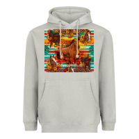 Moon Dust galloping horse serape sunflowers turquoise and saddles Heavyweight Hoodie - Artiststas