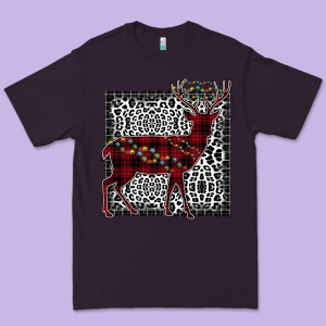 Christmas Deer Premium Tee Designed By Bettercallsaul