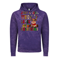 Cloud Purple just a girl who loves reindeers Vintage Hoodie - CowGirlArtShop