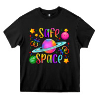 Black safe space Heavy Core Tee - Artiststas